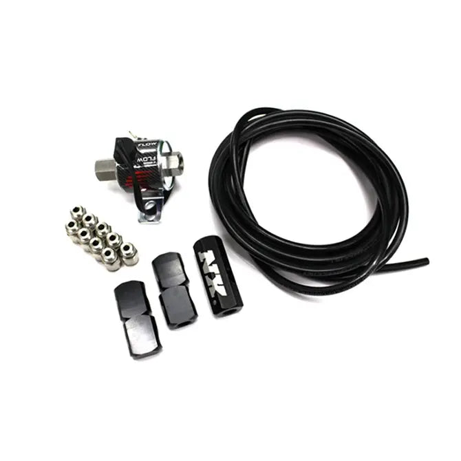 ***Discontinued***Snow Performance Water-Meth Direct Port 4 Cyl Upgrade Quick-Connect Nozzles Not Included Black Tubin