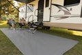 PATIO MAT EASY CARE 8X20 GREY PATIO MAT