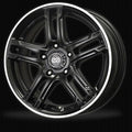 Enkei FD-05 16x7 5x114.3 50mm Offset 72.6 Bore Dia Black Machined Wheel