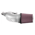 K&N 17-18 Harley-Davidson Touring Models Performance Air Intake System Silver