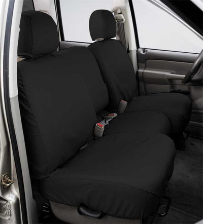 CUSTOM SEAT SAVER SECOND ROW POLYCOTTON CHARCOAL