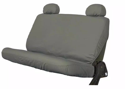 1919 MAZDA CX5 POLYCOTTON SEATSAVER CUSTOM SECOND ROW SEAT COVERS MISTY GREY