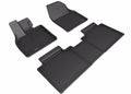 3D MAXider 19-23 Subaru Solterra Kagu Black Floor Mat - Row 1/2