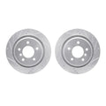 R1 Concepts Brake Rotor- D/S - Silver Fits BMW M3