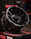 Aluminum Wheels 15x6 Trophy Simulated Beadlock UTV A95B Milled Satin Black 40 Offset 4 on 137 Bolt Pattern Raceline