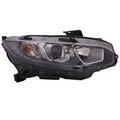 CAPA LH HEADLAMP ASSY HD CIVIC 4D 1620
