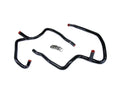 HPS Performance Black Reinforced Silicone Heater Hose Kit Coolant for Jeep 06-10 Commander 5.7L V8 with Rear A/C