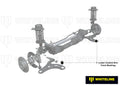 CONTROL ARM LOWER INNER FRONT BUSHING ADDS +0.5DEG CASTER + ANTIDIVE