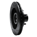 R1 91-03 Chevrolet S10 Blazer Front Left Drilled & Slotted Black Brake Rotor