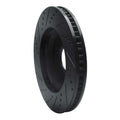 R1 04-09 Cadillac SRX Front Right Drilled & Slotted Black Brake Rotor