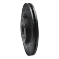 R1 20-22 Honda CR-V Front Left Drilled & Slotted Black Brake Rotor