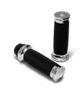 Performance Machine Handle Grip Set- xL Rubber 2K7 - Chrome