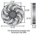 17in High Output Pusher/ Drop-in Electric Fan