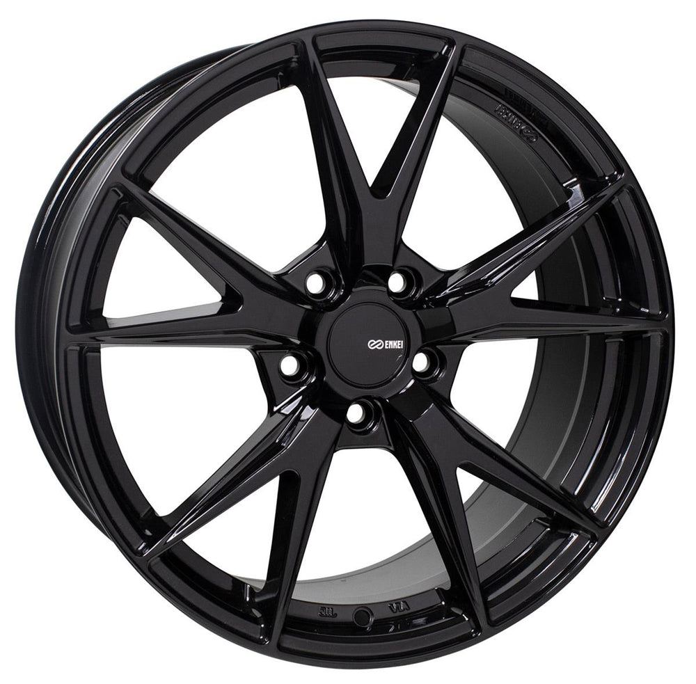 Enkei Imola2 17x7.5 / 5x114.3 BP / ET45 / 72.6mm Bore - Gloss Black Wheel