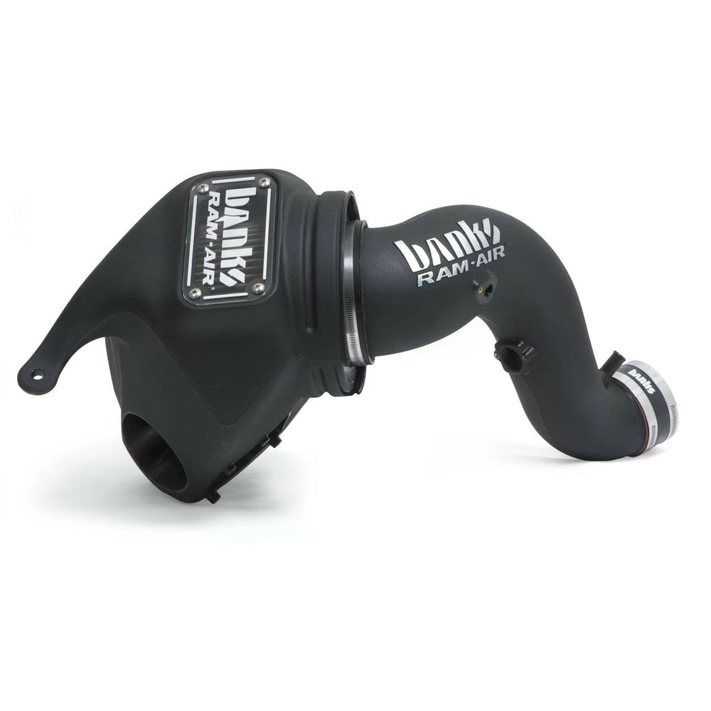 Banks Power Tailpipe Tip Kit - SS Round Straight Cut - Black - 5in Tube - 6.3in X 7.5in X 15.3IN