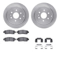 R1 Concepts Brake Rotor- Blank with Optimum Oe Pads Hdw Fits Buick Enclave