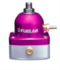 Fuelab 535 TBI Adjustable Mini FPR 10-25 PSI (2) -6AN In (1) -6AN Return - Purple