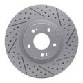 DFC 11-25 Hyundai Tucson Front Right Drilled & Slotted Geoperformance Rotor