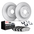 DFC 07-17 Acura MDX Rear Geospec Rotors with 5000 Advanced Brake Pads w/Hardware