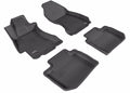 3D MAXpider 2015-2019 Subaru WRX/WRX STI Kagu 1st & 2nd Row Floormats - Black