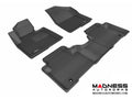 3D MAXpider 2013-2018 Hyundai Santa Fe Sport Kagu 1st & 2nd Row Floormats - Black