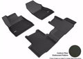 3D MAXpider 2016-2019 Chevrolet Cruze Kagu 1st & 2nd Row Floormats - Black