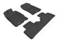 3D MAXpider 2010-2014 Honda Insight Kagu 1st & 2nd Row Floormats - Black