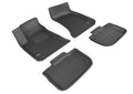 3D MAXpider 2011-2019 Chrysler 300/300C Rwd Kagu 1st & 2nd Row Floormats - Black