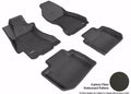 3D MAXpider 2012-2017 Subaru Impreza/XV Crosstrek Kagu 1st & 2nd Row Floormats - Black