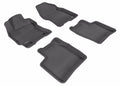 3D MAXpider 2004-2009 Toyota Prius Kagu 1st & 2nd Row Floormats - Black