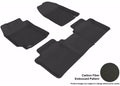 3D MAXpider 2007-2011 Toyota Camry Kagu 1st & 2nd Row Floormats - Black