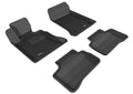 3D MAXpider 20132015 Mercedes-Benz GLK-Class X204 Kagu 1st & 2nd Row Floormats - Black