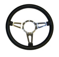65-73 LTHR 14" STR WHL BLK