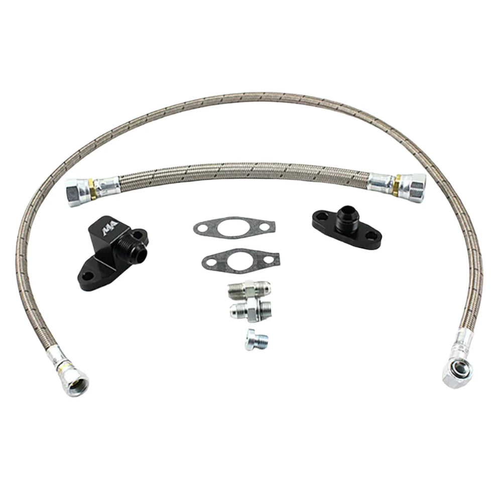 ~(3 lbs. 15X7X5)~ Duramax Turbo Oil Line Kit S400 Valley Mount Turbo LB7/LLYLBZ/LMM/ 01-10