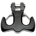 BLACK DUAL STAINLESS STEEL SAFETY LATCHES7/8 STAINLESS STEEL PINFIT STANDARD BUMPER TABS UP 1 1/4
