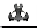 BLACK DUAL STAINLESS STEEL SAFETY LATCHES7/8 STAINLESS STEEL PINFIT STANDARD BUMPER TABS UP 1 1/4