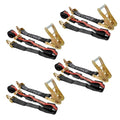SUPER PACK YELLOW 2in X 8ft WITH DIRECT HOOK COMBINATION AXLE STRAPS