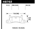 Hawk Performance auto part installed view