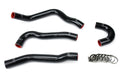 HPS Performance Black Reinforced Silicone Radiator Hose Kit Coolant for Mitsubishi Lancer EVO 10