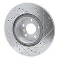 R1 12-20 BMW M240I xDrive Coupe & Convertible Rear Left Drilled Black Brake Rotor