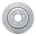 DFC 18-23 Genesis G80 Rear Left Drilled & Slotted Geoperformance Rotor
