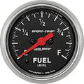 Autometer Sport Comp 52mm Full Sweep Electronic Fuel Level Programmable Empty-Full Range Gauge