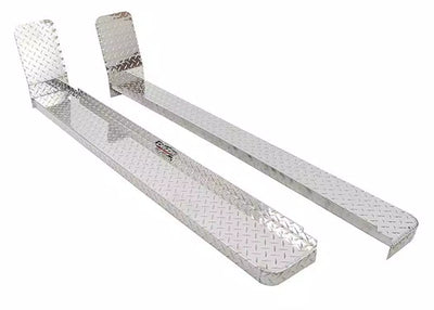 Deezee 99-07 Chevrolet Silverado/Sierra Bed Cap Wrap Black-Tread Aluminum 6 1/2Ft Bed