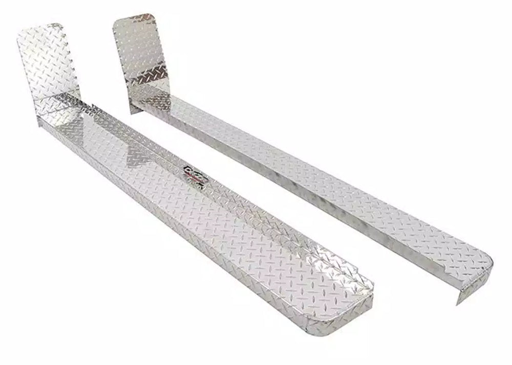 Deezee 99-07 Chevrolet Silverado/Sierra Bed Cap Wrap Black-Tread Aluminum 6 1/2Ft Bed