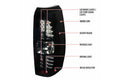 LED TAIL LIGHTS GLOSSY BLACK HOUSIN