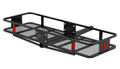 ~(29.4 lbs. 24X20X4)~ 48IN x 20IN Basket-Style Cargo Carrier (Fixed 1-1/4IN Shank with 2IN Adapter)