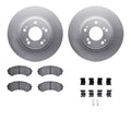 DFC 04-11 Mitsubishi Endeavor Front Geospec Rotors with 5000 Advanced Brake Pads w/Hardware