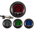 ProSport Premium EVO Wideband Air Fuel Ratio Gauge w/ Sensor Multi Color 60mm Universal