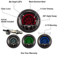 ProSport Premium EVO Wideband Air Fuel Ratio Gauge w/ Sensor Multi Color 60mm Universal