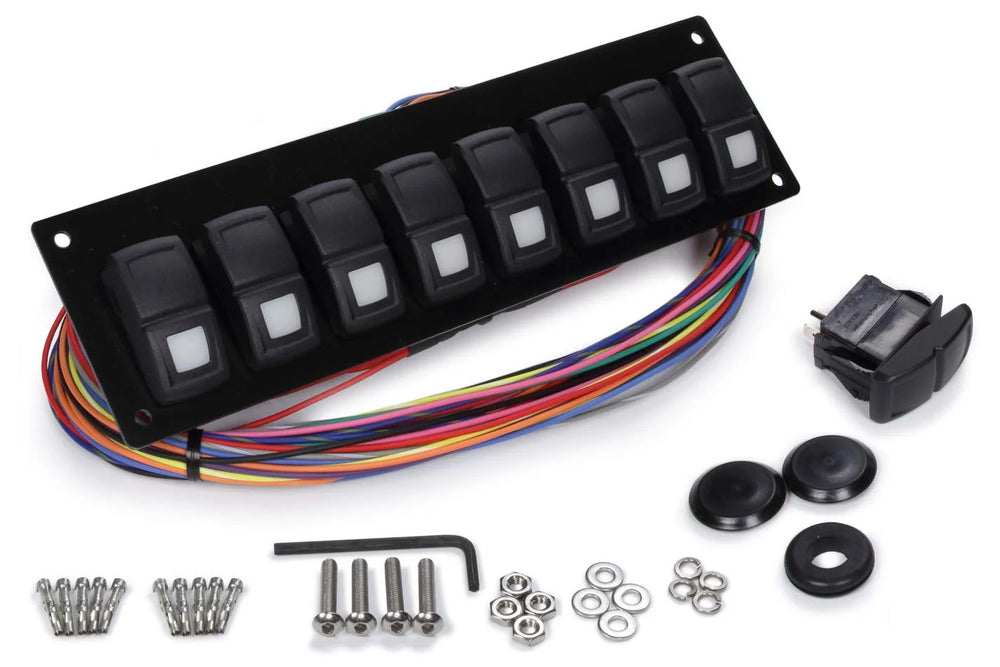 TRACK ROCKER 8 SWITCH CUSTOMIZABLE PANEL DASH MOUNT